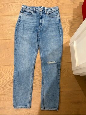 rag & bone light blue high-rise jeans